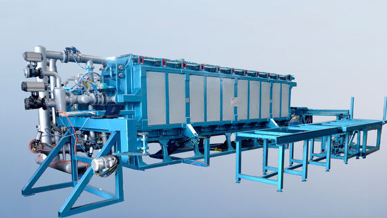 6000*1000*600 mm Otomatik EPS Blok Kalıplama Makinesi 20-30 S Kalıplama Döngüsü 14000 Kg Ağırlık