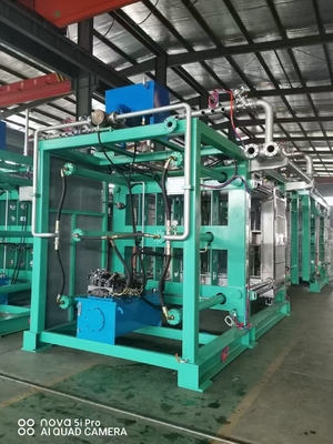 Yüksek Güçlü Köpük Plastik Eps Kalıplama Makinesi Köpük Plastik Üretim hattı Otomatik
