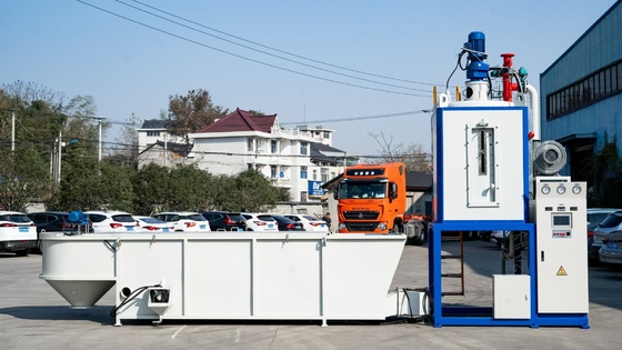 Otomatik Yüksek Hassasiyetli EPS Ham Madde Toplu Ön Köpükleme Makinesi