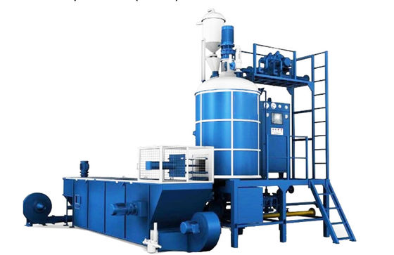 Yüksek yoğunluklu EPS parti öncesi genişletici köpük yapma makinesi üretim hattı